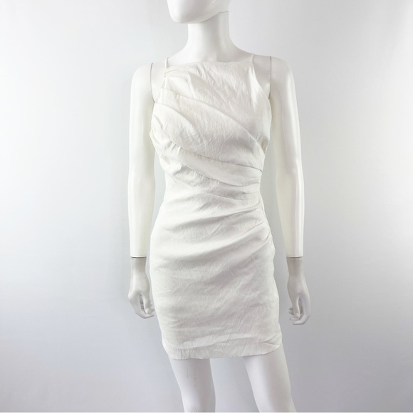 draped sheath dress zara